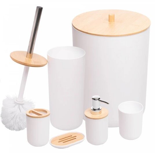 CONJUNTO BAMBU P/ BANHEIRO